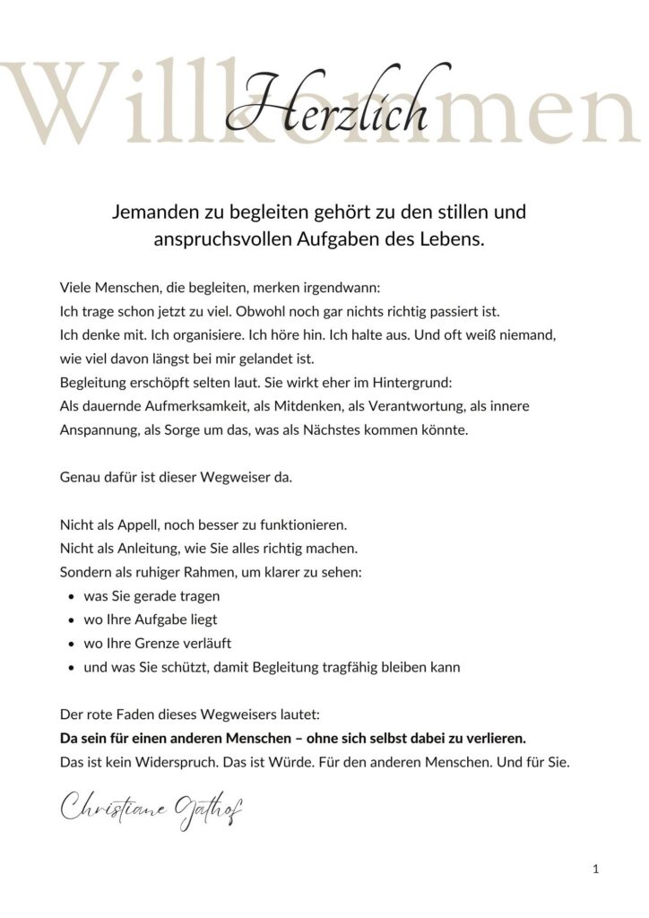 Einblick in den Stein "Wir". Ein Zenioren-Wegweiser für erwachsene Kinder, die mehr Klarheit in einigen Themen mit älter werdenden Eltern erhalten möchten